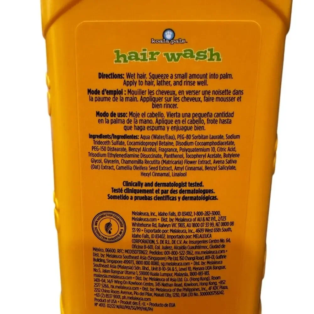 Melaleuca Koala Pals Tear Free Body Wash & Shampoo 11 oz Bottles-New-SEALED